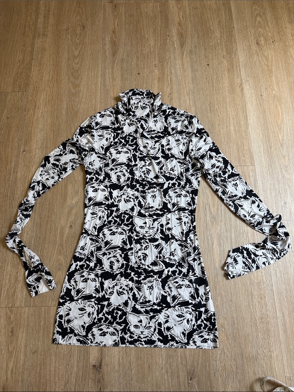philosophy di lorenzo serafinig Cat Print Long Sleeve Turtleneck Top 2